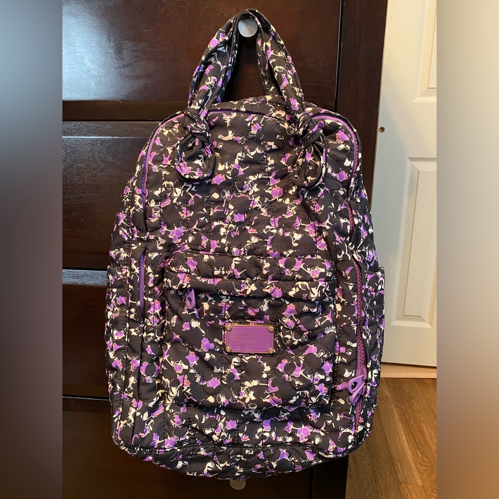 Marc By Marc Jacobs Floral Backpack in Purple